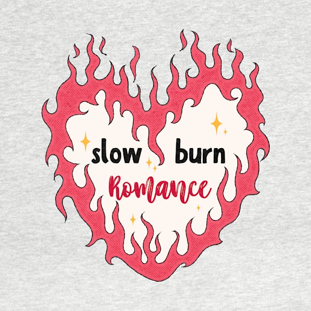 Slow burn romance bookish trope by medimidoodles